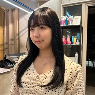 ロング カラー じゅわっと暖色カラー 🍊Moemiのヘアスタイル