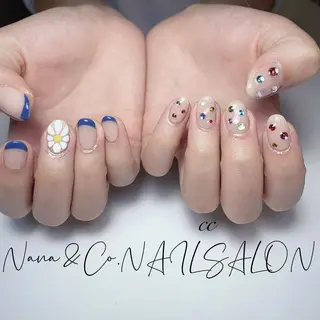 カラー ネイル C C🌼のネイルデザイン