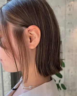 ショート ボブ×縮毛矯正 ryotaのヘアスタイル