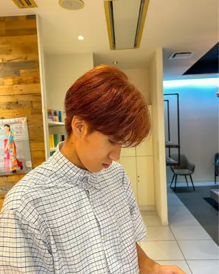 カラー メンズ 髪質改善/ストレート パーマ長久手/ひかるのヘアスタイル