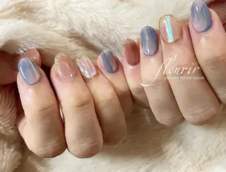 ネイル フルリール 【プライベートサロンのネイルデザイン