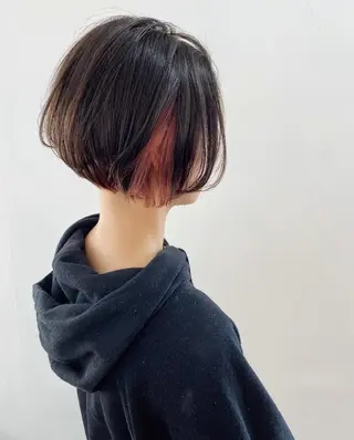 ショート カラー フラム所属・WATANABE MISAKIのヘアスタイル