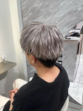 カラー ヘアアレンジ メンズ 🤍韓国風/艶髪🤍 鳥越美羽のヘアスタイル