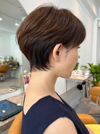 ショート f A ture.所属・《カット¥0》 朝山良徳のヘアスタイル