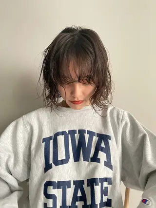 ショート パーマ FILMS shibuya所属・ayaka 🍀のヘアスタイル