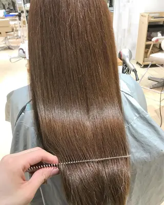 ロング カラー 【1日2名様限定】 AFLOAT白川雄副のヘアスタイル