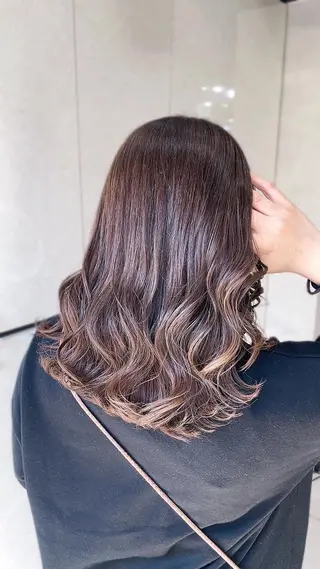 セミロング 👑最高級エクステ 👑新宿/タイセイのヘアスタイル