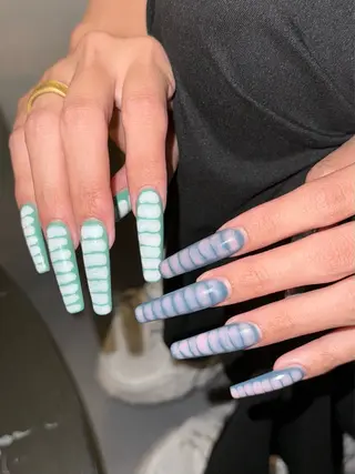 ネイル GO TODAY シェアサロン 渋谷Amiu店所属・渋谷ネイル🎀 y2k/海外ネイルのネイルデザイン