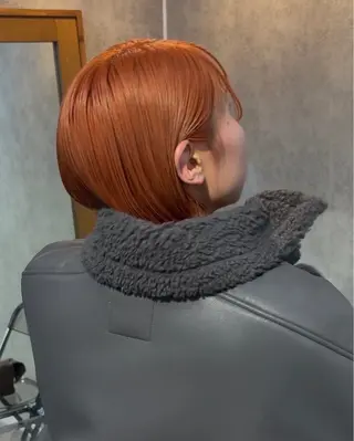 ショート 赤みオフの透明感職人 /ケア重視の美髪施術のヘアスタイル
