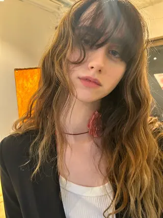 ロング カラー ヘアアレンジ 🎀suzuna 透明感colorのヘアスタイル