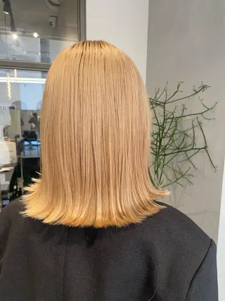 ミディアム 透明感カラー✨艶髪 制作🌱山根あゆみのヘアスタイル