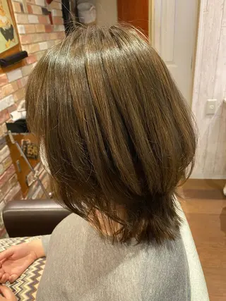 ミディアム カラー 三瓶 龍皇のヘアスタイル