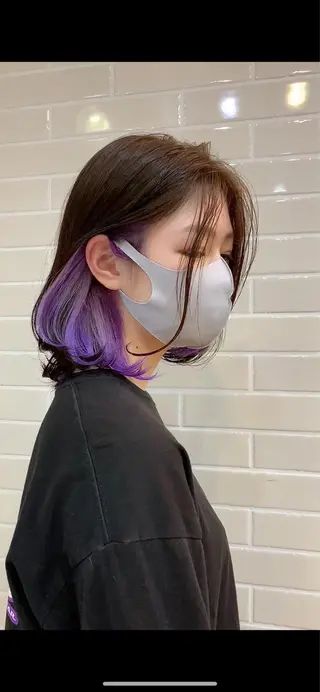 ショート カラー 大人可愛い透明感🌟 小顔・韓国髪🌟野中のヘアスタイル