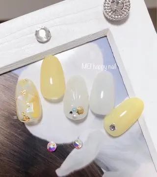 ネイル 北浦和 自爪育成ケアのネイルデザイン