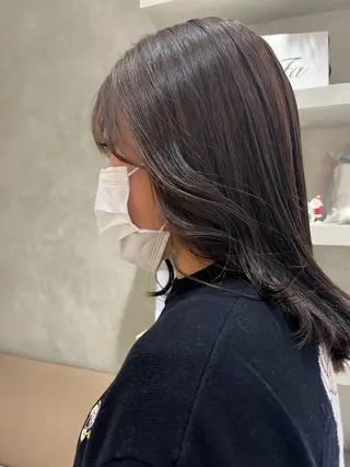 ミディアム カラー 斎藤　柚姫 sibell🌿のヘアスタイル