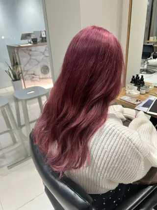 カラー ︎︎🌟韓国艶カラー ︎🌟璃奈 (ﾘﾅ)のヘアスタイル