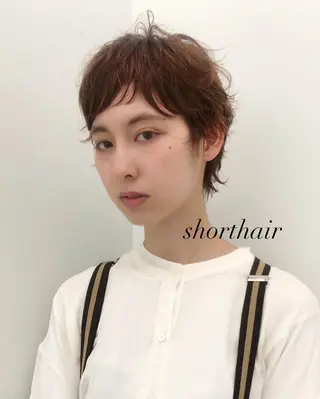 ショート パーマ ゴートゥデイシェアサロン所属・era shioriのヘアスタイル