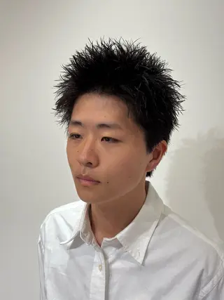 ショート メンズ 【店長】メンズ職人 短髪　ハイトーン🔥のヘアスタイル