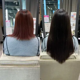 セミロング カラー 🦋美髪／エクステ 🦋アベイクミのヘアスタイル