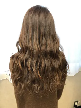 ロング カラー ヘアアレンジ 天野 涼のヘアスタイル