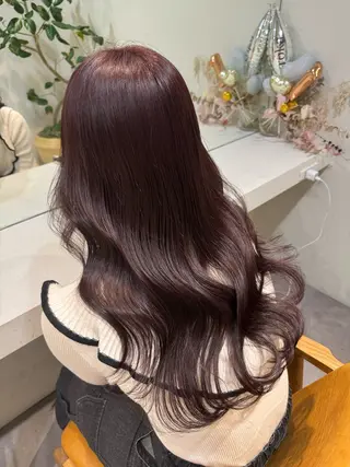 ロング カラー roka所属・ayaka♡ 柔らかカラーのヘアスタイル