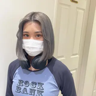 ミディアム カラー エクステ/ハイトーン 🐏☁️miminaのヘアスタイル