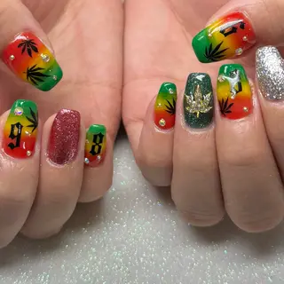 ネイル VIERU 🌈🎀💖のネイルデザイン