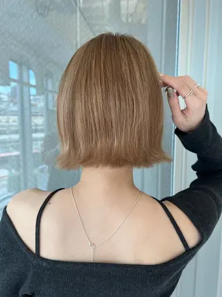 ショート カラー メンズ/レディース 下村 伯のヘアスタイル