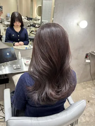 ロング コトネ🫧 韓国風レイヤーカットのヘアスタイル