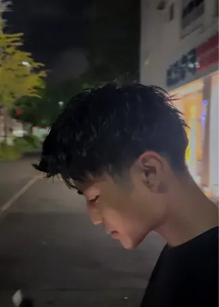 ショート パーマ メンズ growth天神店所属・TENSEI @デビューしましたのヘアスタイル