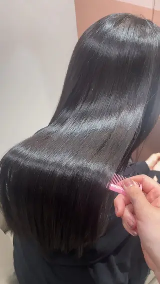 ロング カラー ブリーチ/縮毛矯正/ 韓国/💗ホノカ💗のヘアスタイル