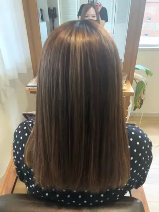 ミディアム Ate by little所属・青木 梢のヘアスタイル