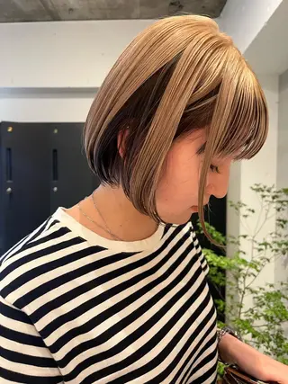 ショート カラー タカノ ノゾミのヘアスタイル