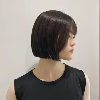 ショート モテヘア/グレージュ /ボブ/前原汐🎐のヘアスタイル