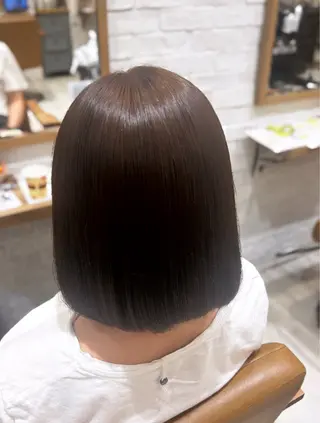 カラー コテ巻き風パーマ 🎀🐈‍⬛/りりのヘアスタイル