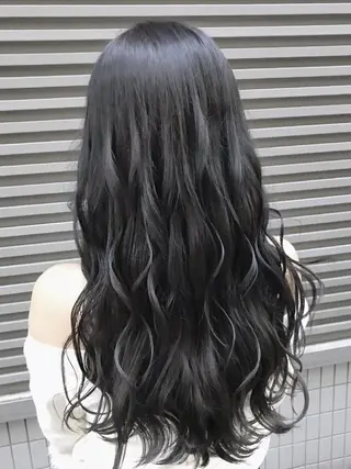 ロング カラー ヘアアレンジ Device ディバイスのヘアスタイル