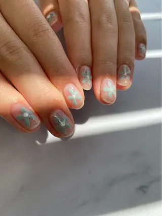 ネイル 草加ニュアンスネイル 🌚hersのネイルデザイン