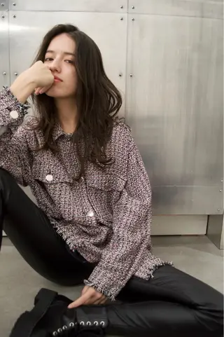 セミロング カラー KEPKA ヤマグチ 天神 今泉のヘアスタイル