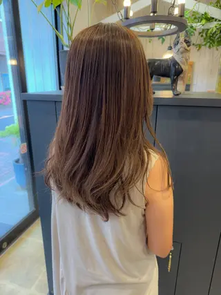 ロング 葵/レイヤーカット/ 韓国風/透明感カラーのヘアスタイル