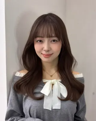 ロング 𝗆𝗂𝗒𝗎 🐈‍⬛🎀のヘアスタイル