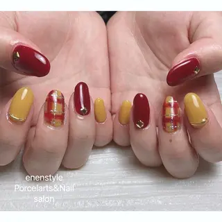 ミディアム ネイル マツエク・マツパ 👑enen style👑のネイルデザイン