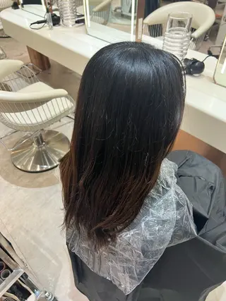 ミディアム カラー ✨髪質改善 縮毛矯正 艶髪 立川 コウキ✨のヘアスタイル