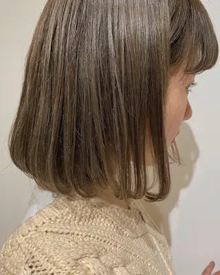 ミディアム カラー ANY／SUE 千葉パーマのヘアスタイル