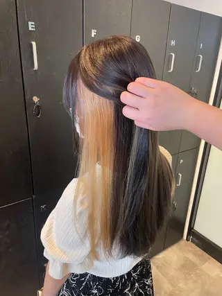 ロング カラー ⋆*ブリーチカラ ー/愛佳.⋆𝜗𝜚のヘアスタイル