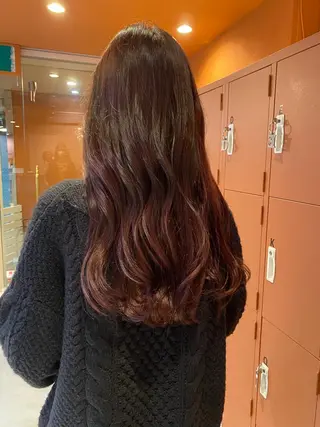 ロング カラー 艶髪に✧ / 透明感 カラー / 冨成のヘアスタイル