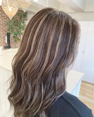 セミロング カラー ヘアアレンジ 久米 治仁のヘアスタイル