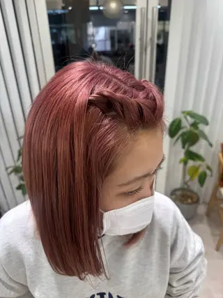 ミディアム カラー ヘアアレンジ 無料ボブカットモデル 様募集中/あいらのヘアスタイル