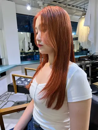 ロング カラー 渋谷🎀透明感カラー レイヤー/mikuのヘアスタイル