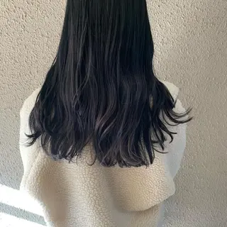 セミロング カラー chouette/ 根本優希のヘアスタイル