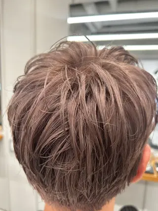 ショート カラー メンズ BARBES TOKYO SOUTH所属・🤎💇🏻‍♀️✨ /万尋　マヒロのヘアスタイル